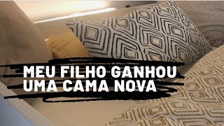 TOUR DO NOVO QUARTO DO MEU FILHO / COMO ARRUMO A CAMA NOVA