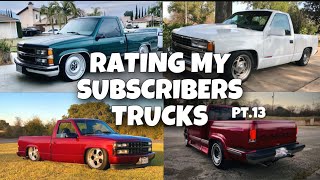 RATING MY SUBSCRIBERS TRUCKS ! #ratingmysubscriberstrucks #obs