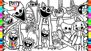 Poppy Playtime 3 New Coloring Pages / Coloring All New Characters / NCS Music