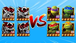 TMNT Legends Ninja Turtles Nick VS Ninja Turtles Original