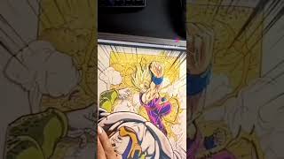 Dragonballz 3D picture frame #dbz #dragonball #dragonballz #goku #anime #diy #creative #art #3d