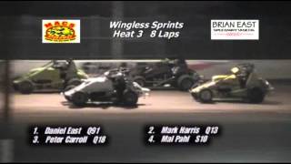 Wingless Sprints - Mac's Speedway - June 18 2011