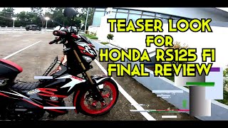 TEASER FOR MY HONDA RS125 FI Final Review ! COMING SOON