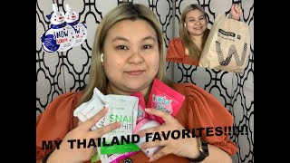 MY THAILAND PRODUCTS FAVORITES + WATSONS HAUL