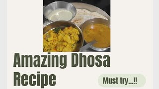 Homemade Dhosa Recipe 🤤😋 new video🥰😍😘@Gohil Family Vlogs 👑 pls like share and subscribe 🙏🧿✨♥️