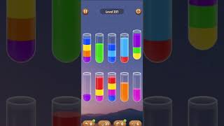 sort water puzzle color game 231#mobilegame#topvideosongbhojpuri#levelcrossing #water#videogame