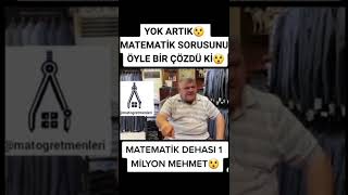 Matematik Dehası 1 milyon Mehmet #shorts #viral #satisfying