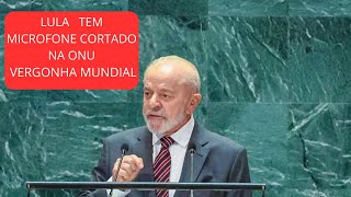 LULA TEM MICROFONE CORTADO EM UM PLENÁRIO VAZIO, QUE VERGONHA MUNDIAL