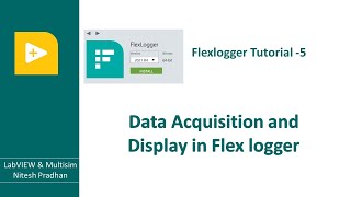 Data Acquisition Using NI Flex Logger | Flex Logger Tutorial -05 #viral