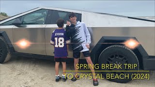 Spring Break Trip To Crystal Beach (2024) #beach #beachtrip #memories #springbreak2024 #goodvibes