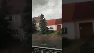 Tornado crashes through town