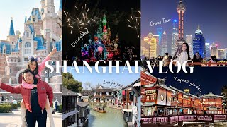 SHANGHAI VLOG | disneyland, huangpu river cruise tour, zhujiajiao water town & yuyuan garden