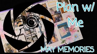 PLAN WITH ME | MAY MEMORY KEEPING | LIVE LOVE POSH | HAPPY PLANNER