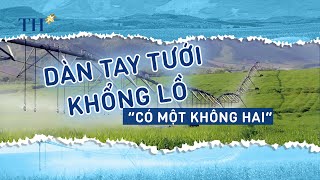 Chiêm ngưỡng dàn cánh tay tưới khổng lồ “có một không hai” trên đồng cỏ TH