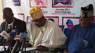 Formal presentation of the report by the Ad-Hoc committee of Tinubu National Think Tank group.