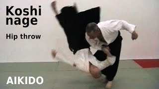 Aikido - KOSHINAGE, hip throw, by Stefan Stenudd in 2006