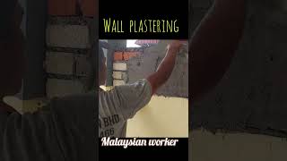 Plaster dinding pagar