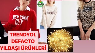 Trendyol ❄️ Defacto ve Yılbaşı Ürünleri ❄️🎄#defacto #trendyolalışverişi #yılbaşısüsü