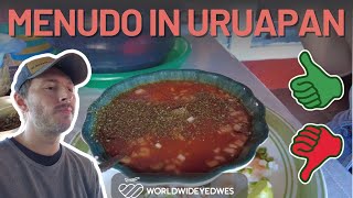 Trying Menudo (traditional Mexican dish) - Life in Uruapan, Mexico