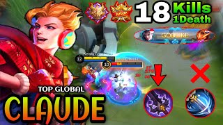 Claude Brutal Blazing Duet Hyper Carry |Claude Gameplay||Top Global||Best Build| By: KennyLost -MLBB