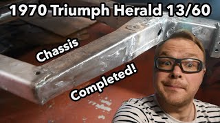 Chassis Welding Complete! | 1970 Triumph Herald 13/60 | Part 12