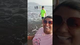 Enjoying with hubby ❤#beach#viral #ytshorts #vacation #sea#holiday #fun#masti #outing ##viral 🔥🔥