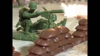 BATTLE OF THE LIVING ROOM PART 3: Patton's Army PLASTIC SOLDIERS STOP MOTION.#animation #stopmotion