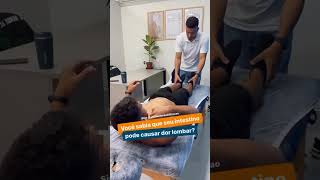 Intestino preso pode causar dor lombar #fisioterapia #tratamento #dorlombar