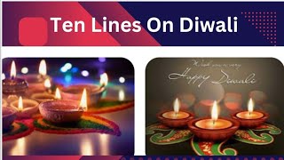 10 Lines On Diwali Festival/Easy On Diwali