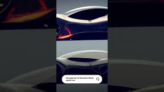 Asking AI to make concept art of futuristic black sports car. #ai #art #short