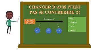 La différence entre changer d'avis et se contredire