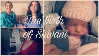 The birth of Shivani - hypnobirthing / fast and natural labour & delivery story