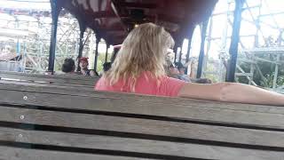 The Train tour of San Antonio's Six Flags Fiesta Texas