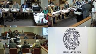 February 19, 2020 Commissioners Court Regular Term Meeting Part 1