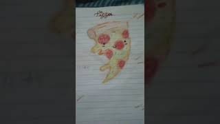 dibujo de Pizza 🍕 | #cami123★♡