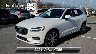 Certified 2021 Volvo XC60 Inscription, East Petersburg, PA M1700254