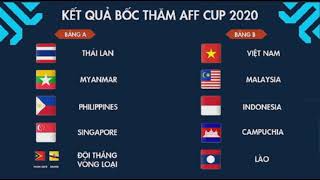 KẾT QUẢ BỐC THĂM AFF CUP 2020 #vietnam #affcup2020