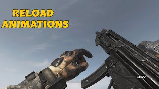 Call of Duty Modern Warfare 2 Remastered - All Weapon Reload Animations