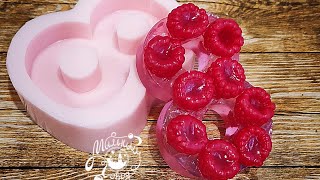 Блиц МК Мыло Восьмое марта с ягодами, DIY, handmade soap