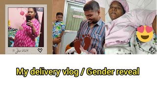 Our baby is here||delivery vlog in tamil||gender revealed #deliveryvlog #genderreveal #csectionmom