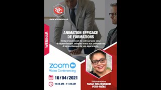 Webinaire : Animation Efficace de Formations