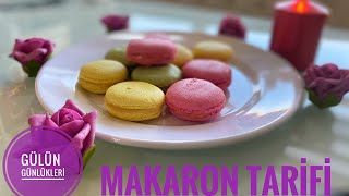 FRANSIZ MAKARON TARİFİ 😋 | MAKARON BU TARİFE GÖRE YAPILIR 👌 MACARON NASIL YAPILIR ?