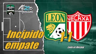 León apenas empató con Necaxa