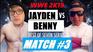 Benny Vs. Jayden: Best Of Seven Series - Match #3 - Over The Top Rope Challenge (WWE 2K19)