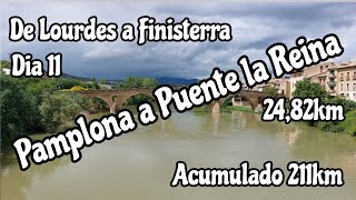 Caminho de Santiago - Pamplona a Puente de la Reina - Resumo Diário