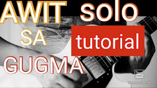 Awit sa gugma solo tutorial(victory band)