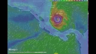 Movimiento del Huracán Otto - 2016-11-23 a las 22.00 hrs