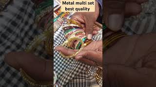 Multi set fancy metal set#viralvideo #bangles #trending #fashion #newchura