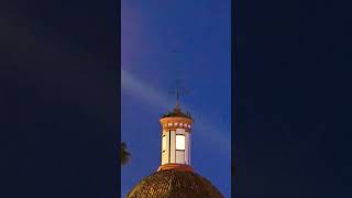 #atardecer en la #campiñacordobesa, la #luna y el #calvario. #montalban #andalucia #españa.