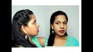 CUTE HAIRSTYLE FOR COLLEGE GIRLS [TAMIL] HAIRSTYLE TUTORIAL